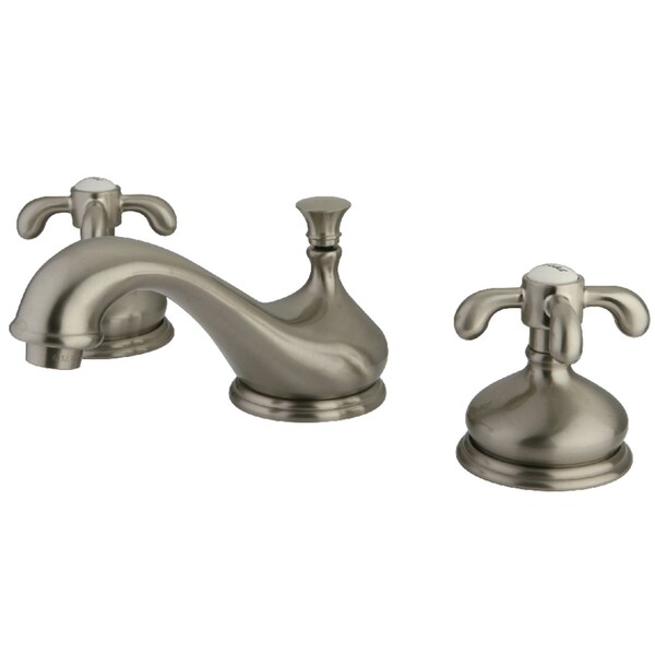 Kingston Brass KS1168TX 8" Widespread Bathroom Faucet, Brushed Nickel KS1168TX - main